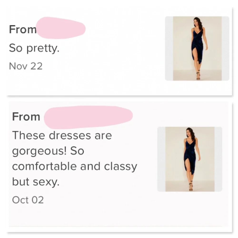 Blue Velvet Wrap Cami High Slit Asymmetric Dress - Picture 9 of 11